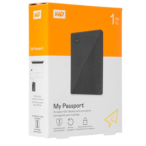 WD My Passport HDD 1TB | MK04139
