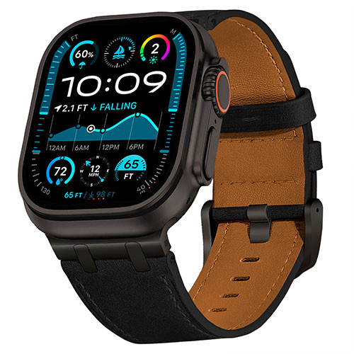 Ремешок для Apple Watch 42mm 44mm 45mm 46mm 49mm кожаный | MK04153